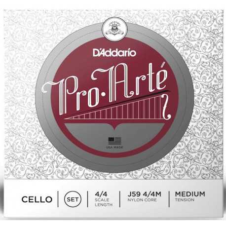 D'ADDARIO PRO-ARTÉ CELLO STRING SET 4/4 Scale Medium Tension