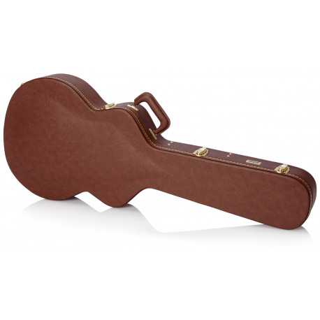 GATOR GW-335-BROWN Semi-Hollow Guitar Deluxe Wood Case