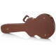 GATOR GW-335-BROWN Semi-Hollow Guitar Deluxe Wood Case