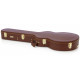 GATOR GW-335-BROWN Semi-Hollow Guitar Deluxe Wood Case