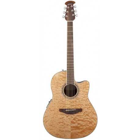 Ovation OV531220 Ел. акуст. гітара OVATION CELEBRITY STANDART PLUS Mid Cutaway Natural Quilut CS24P-4Q
