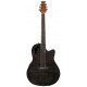 Ovation Applause AE44IIP-TBKF Mid Cutaway Trans BK Flame