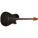 Ovation Applause AE44IIP-TBKF Mid Cutaway Trans BK Flame