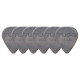 Graph Tech PQP-0068-G6 TUSQ Standard Pick .68mm Gray (Deep) 6 Pack