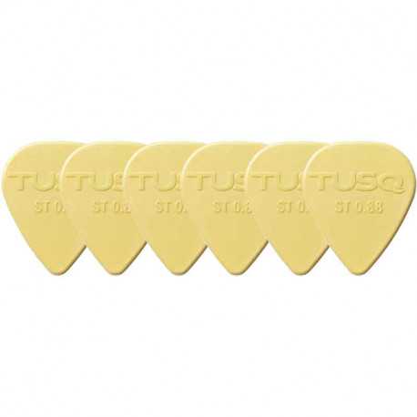 Graph Tech PQP-0088-V6 TUSQ Standard Pick .88mm Vintage (Warm) 6 Pack