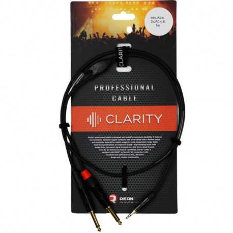 CLARITY MINIJACK-2XJACK-B/1M