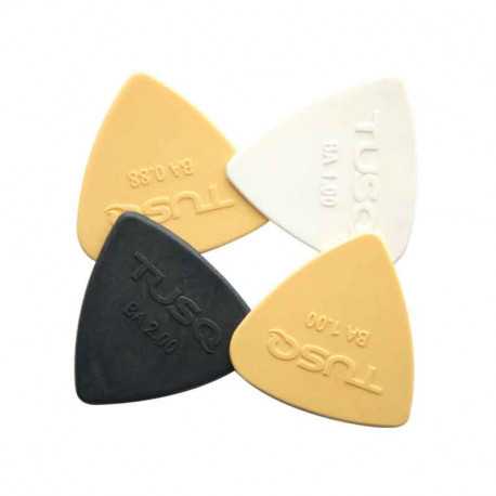 Graph Tech PQP-0400-BA TUSQ Bi-Angle Pick Mixed 4 Pack