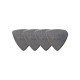 Graph Tech PQP-0402-G4 TUSQ Bi-Angle Pick 2mm Gray (Deep) 4 Pack