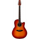 Ovation OV511223 Гітара електроакустична Applause AB24II-HB Mid Cutaway Honey Burst