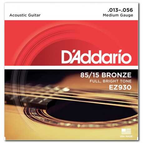 D'ADDARIO EZ930 85/15 BRONZE MEDIUM (13-56)