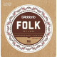 D'ADDARIO EJ32C FOLK NYLON Ball End Silver Wound / Clear Treble