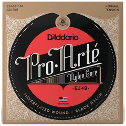D'ADDARIO EJ49 PRO-ARTE BLACK NYLON NORMAL TENSION