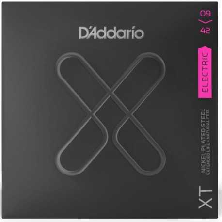 D'ADDARIO XTE0942 XT ELECTRIC NICKEL PLATED STEEL SUPER LIGHT (09-42)