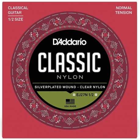 D'ADDARIO EJ27N 1/2 STUDENT CLASSICS NORMAL TENSION 1/2