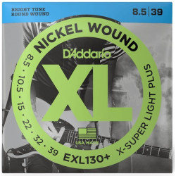 D'ADDARIO EXL130+ XL NICKEL WOUND EXTRA SUPER LIGHT PLUS (08.5-39)