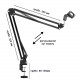 HL AUDIO NB-35 Microphone Suspension Boom Scissor Arm Stand