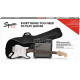 SQUIER by FENDER STRATOCASTER PACK LR BLACK GIG BAG 10G - 230V EU