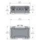 Nanuk 935 (Silver) Foam 6UP Pistol Case