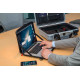 Nanuk 923 (Silver) with Laptop Kit and Strap