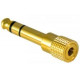 BEYERDYNAMIC JACK ADAPTOR PLUGGED 3,5MM SOCKET TO 6,3MM JACK