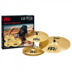 Meinl HCS Complete Cymbal Set-Up (Meinl HCS14162) 14" Hi-hat, 16" Crash, 20" Ride