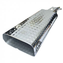  Meinl Kenny Aronoff Signature Hand Hammered Steel Cowbell 8" Chrome Finish (Meinl KA80S)