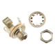 FENDER 1/4" 2-CONDUCTOR GUITAR OUTPUT JACK WITH MOUNTING HARDWARE