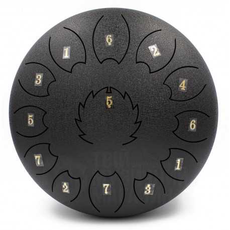 FZONE STD12I13N Black STEEL TONGUE DRUM
