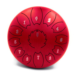 FZONE STD10I13N Red STEEL TONGUE DRUM