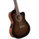CORT Jade E Nylon (Dark Brown Burst)