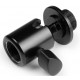 GATOR FRAMEWORKS GFW-MIC-BALLHEAD-MT 5/8"-27 Ball-and-Socket Head Mic Stand Adapter