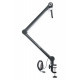 GATOR FRAMEWORKS GFWMICBCBM4000 Professional Desktop Mic Boom Stand with Led Light