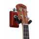 GATOR FRAMEWORKS GFW-UKE-HNGRCHR Wall Mount Ukulele/Mandolin Hanger (Cherry)