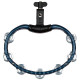 Meinl Mountable ABS Tambourine, Blue, Aluminum Jingles (Meinl TMT2A-B)