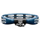 Meinl Mountable ABS Tambourine, Blue, Aluminum Jingles (Meinl TMT2A-B)