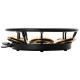 Meinl 5" Hihat Tambourine, Solid Brass Jingles (Meinl THH1B-BK)