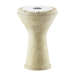 Meinl 8 1/2" Aluminum Doumbek Leather Covered Shell Beige (Meinl HE-3000BG)