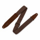 LEVY'S MC2PH-BRN 2″ Brown Cotton Pick Holder Guitar strap