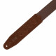 LEVY'S MC2PH-BRN 2″ Brown Cotton Pick Holder Guitar strap