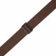 LEVY'S MC2PH-BRN 2″ Brown Cotton Pick Holder Guitar strap
