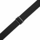 LEVY'S MC2PH-BLK 2″ Black Cotton Pick Holder Guitar strap