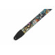LEVY'S MP2TAT-003 2″ Tattoo Series Poly Guitar Strap - New School