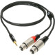 KLOTZ KY8-180 MINILINK PRO Y-CABEL 1,8 M BLACK