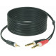 KLOTZ AY5 Y-CABLE STEREO MINI JACK - 2xJACK MONO BLACK 3 M