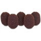 RYCOTE LAVALIER FOAMS BROWN 1 PACKS OF 5