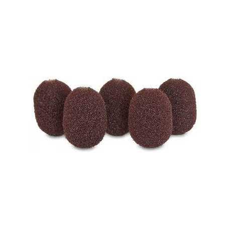 RYCOTE LAVALIER FOAMS BROWN 1 PACKS OF 5