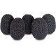 RYCOTE LAVALIER FOAMS BLACK 1 PACK OF 5