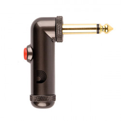 D'addario PW-AGRAP-2 1/4 Right Angle Plug with Latching Circuit Breaker
