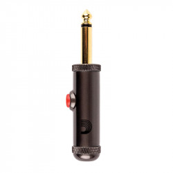 D'addario PW-AGP-2 1/4 inch Straight Plug with Latching Circuit Breaker Switch S