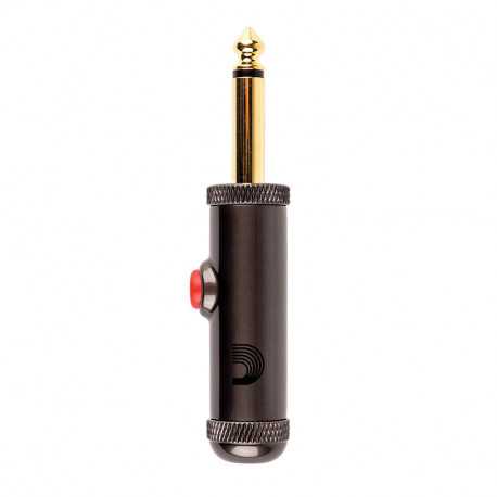 D'addario PW-AGP-2 1/4 inch Straight Plug with Latching Circuit Breaker Switch S